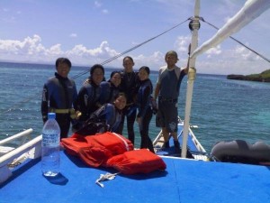 Dive instructor Zoe